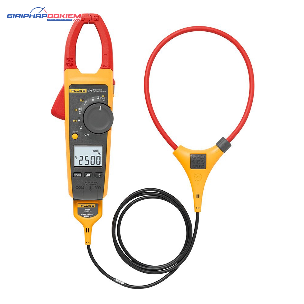 Ampe kìm đo dòng AC/DC FLUKE 376 (2500A) 12 Ampe kìm đo dòng AC/DC FLUKE 376 (2500A)