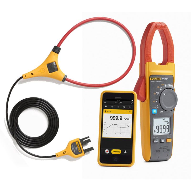 Ampe kìm đo dòng AC/DC FLUKE 376 FC (2500A) 42 Ampe kìm đo dòng AC/DC FLUKE 376 FC (2500A)