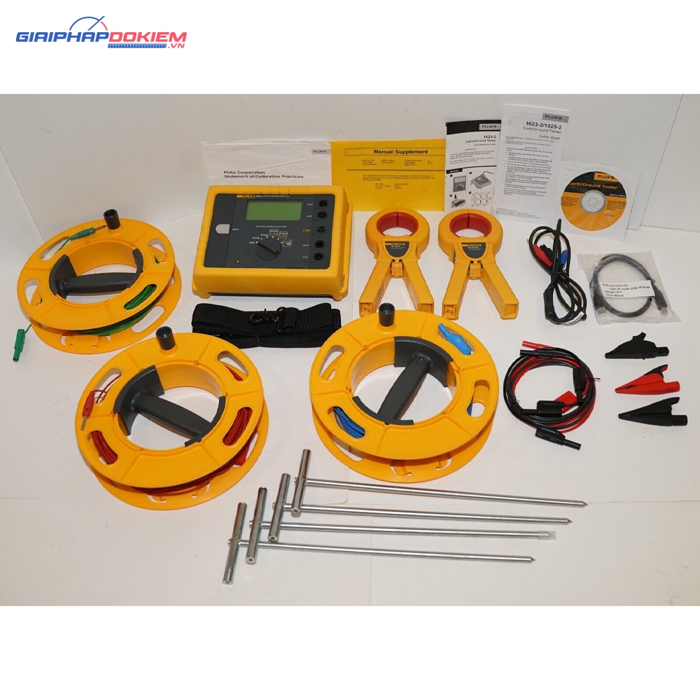 Bộ KIT thiết bị đo điện trở đất FLUKE 1625-2 KIT 12 Bộ KIT thiết bị đo điện trở đất FLUKE 1625-2 KIT - Ảnh 2