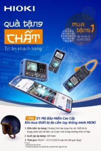 Chương trình: Quà tặng "Chất" tri ân khách hàng khi mua thiết bị Hioki 2023 8 Chương trình: Quà tặng "Chất" tri ân khách hàng khi mua thiết bị Hioki 2023