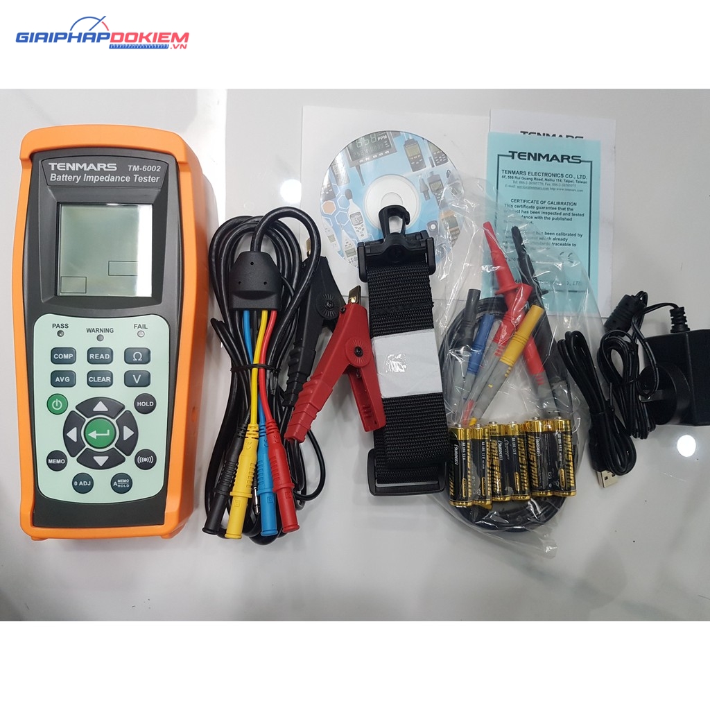 Máy đo nội trở ắc quy TENMARS TM-6002 3 Máy đo nội trở ắc quy TENMARS TM-6002