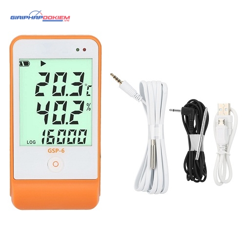 Nhiệt ẩm kế tự ghi Elitech GSP-6 (Ghi 16000 điểm) 4 Nhiệt ẩm kế tự ghi Elitech GSP-6 (Ghi 16000 điểm)