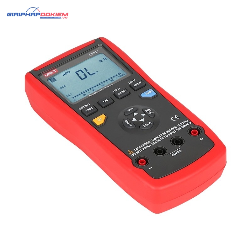 Thiết bị đo LCR UNI-T UT612 (2000H,20mF, 100khz) 4 Thiết bị đo LCR UNI-T UT612 (2000H,20mF, 100khz)