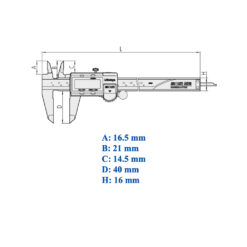 Thước cặp điện tử MITUTOYO 500-196-30 6 Thước cặp điện tử MITUTOYO 500-196-30