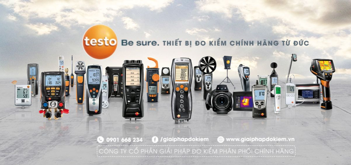 Đại lý Testo Việt Nam: Cung cấp hàng chính hãng, giá tốt, nhiều ưu đãi hấp dẫn 6 Giải Pháp Đo Kiểm chính là đại lý Testo Việt Nam