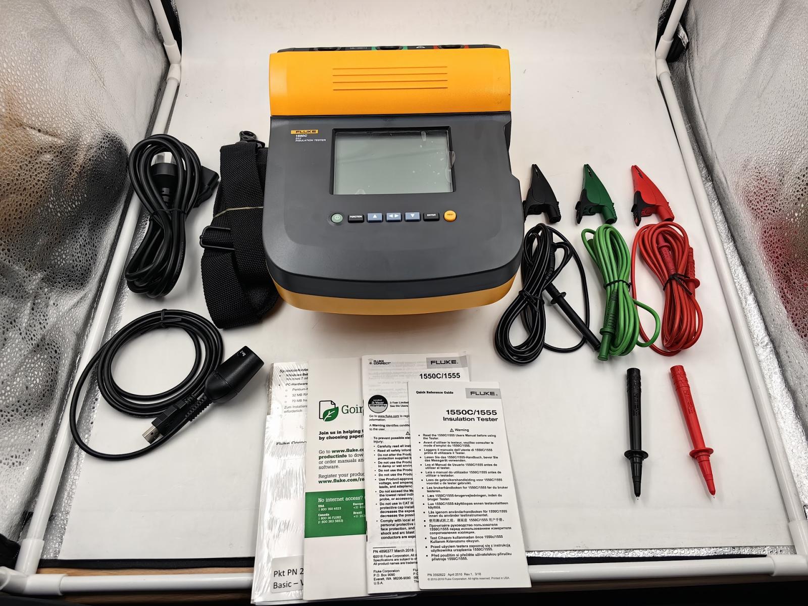 Máy đo điện trở cách điện FLUKE 1550C FC 13 Máy đo điện trở cách điện FLUKE 1550C FC - Ảnh 7