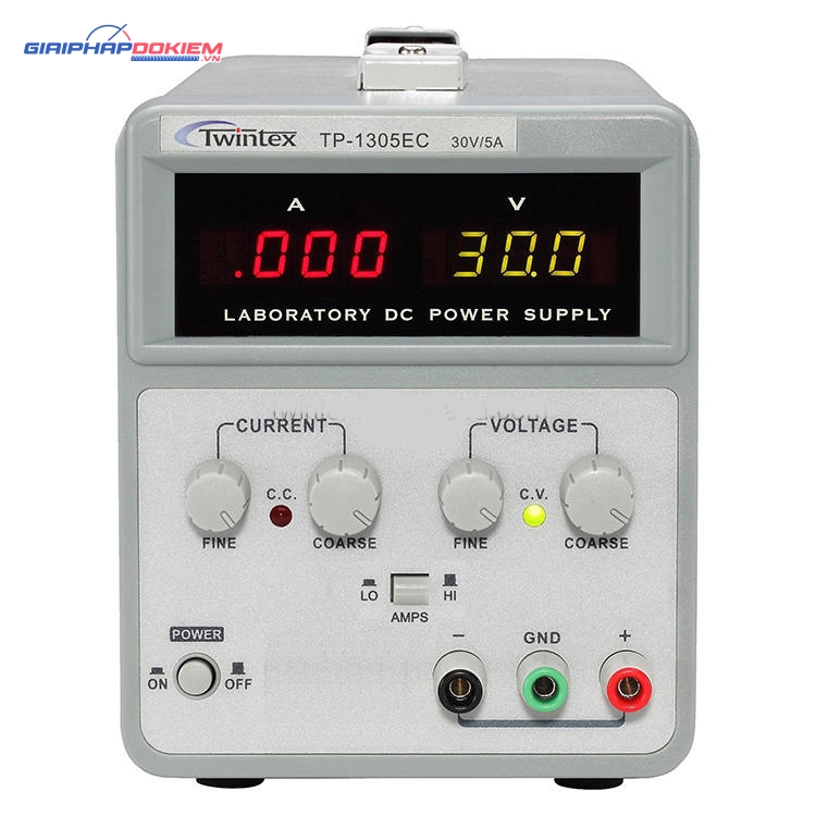 Bộ cấp nguồn đa năng Twintex TP-1305EC, 0~30V/0~5A 2 Bộ cấp nguồn đa năng Twintex TP-1305EC, 0~30V/0~5A