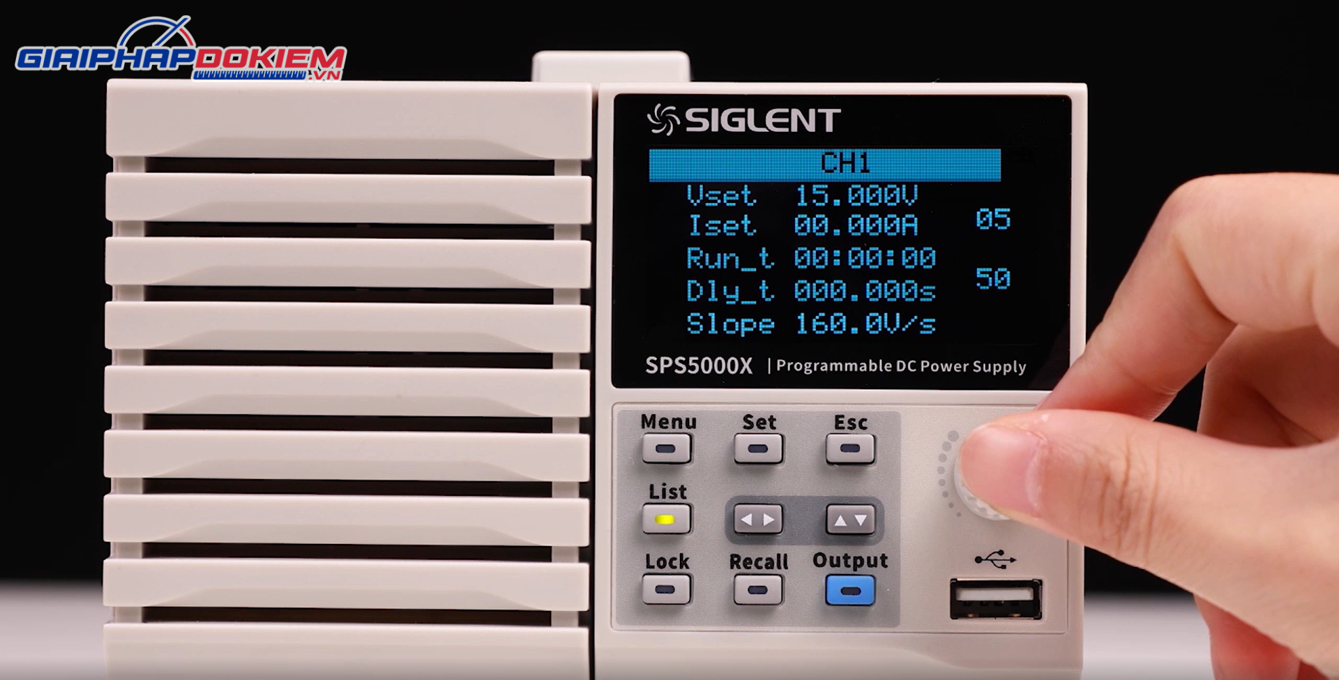 Bộ nguồn lập trình DC Siglent SPS5162X (15A-160V) 6 Bộ nguồn lập trình DC Siglent SPS5162X (15A-160V)