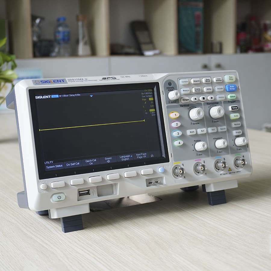 Máy hiện sóng Oscilloscope Siglent SDS1104X-U 4 Máy hiện sóng Oscilloscope Siglent SDS1104X-U - Ảnh 2