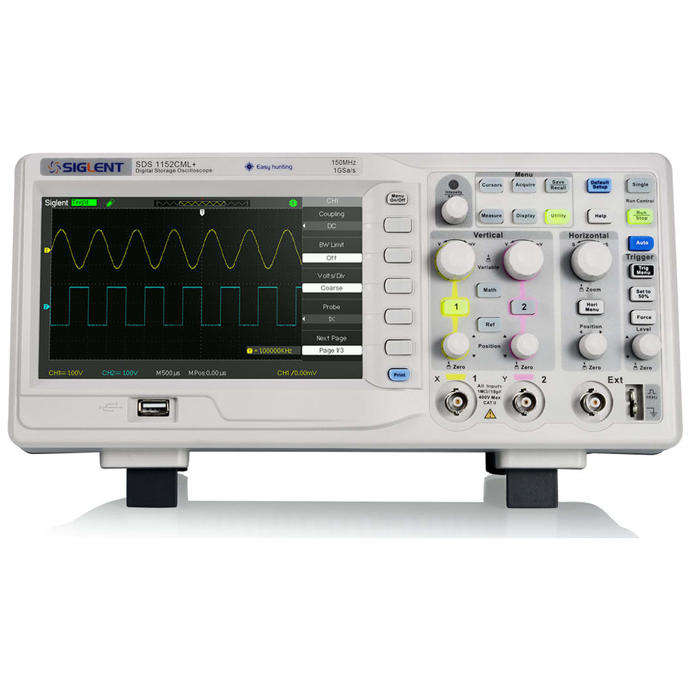 Máy Hiện Sóng Siglent SDS1102CML+, 100 MHz, 2 Kênh