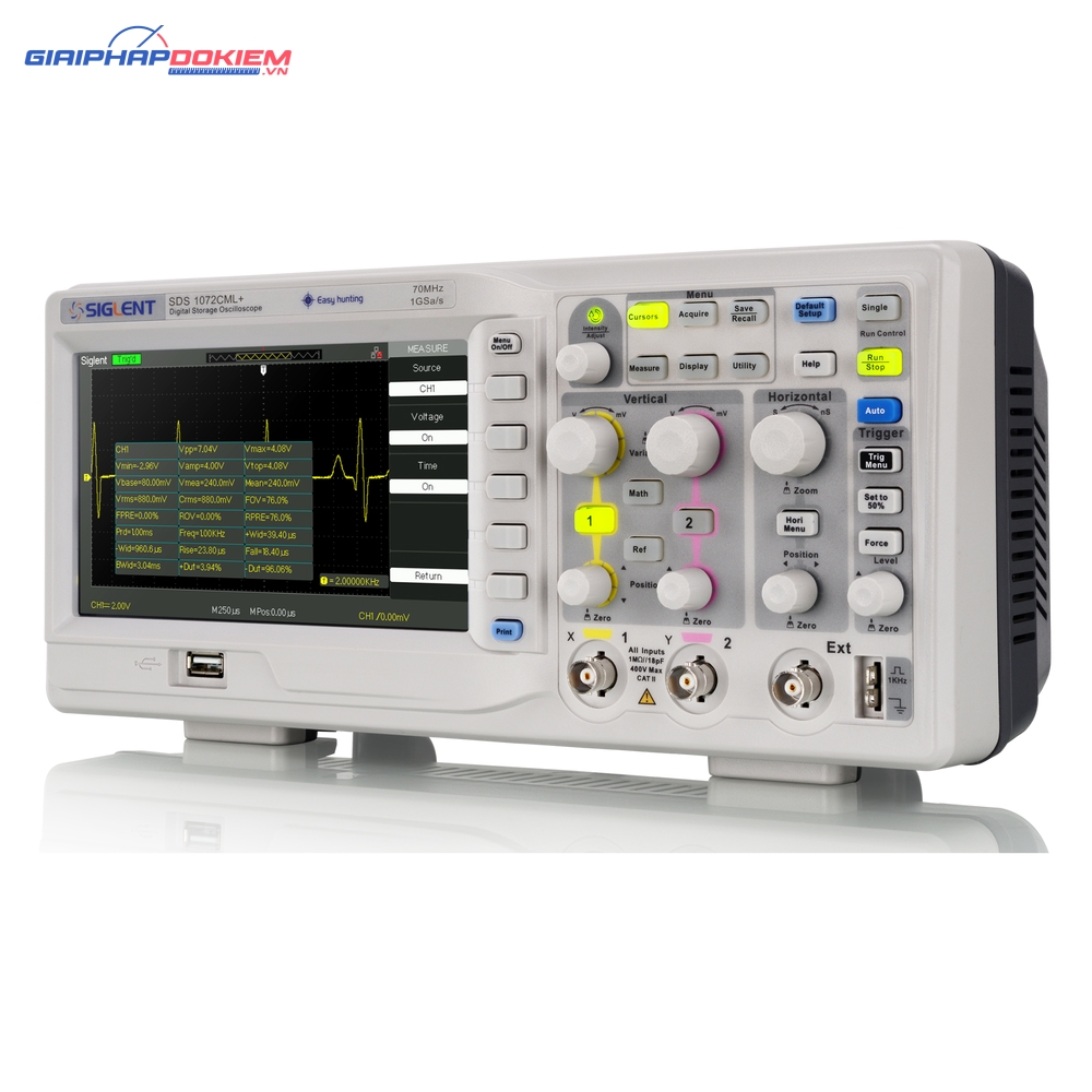 Máy Hiện Sóng Siglent SDS1102CML+, 100 MHz, 2 Kênh 4 Máy Hiện Sóng Siglent SDS1102CML+, 100 MHz, 2 Kênh