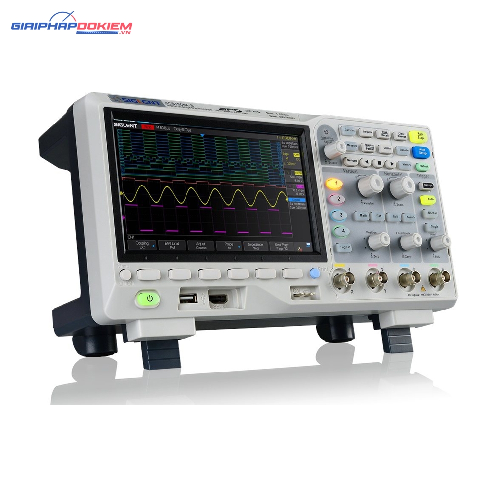 Máy hiện sóng Siglent SDS1104X-E 100MHz, 4 kênh 3 Máy hiện sóng Siglent SDS1104X-E 100MHz, 4 kênh