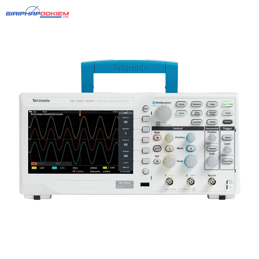 Máy Hiện Sóng Số Tektronix TBS1052C (50Mhz, 2 kênh, 1GS/s) 2 Máy Hiện Sóng Số Tektronix TBS1052C (50Mhz, 2 kênh, 1GS/s)