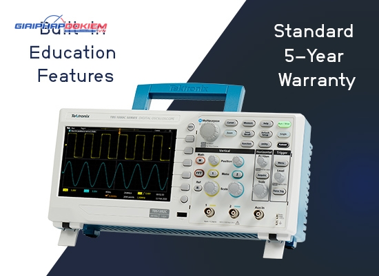 Máy hiện sóng số TEKTRONIX TBS1202C (200 MHz, 2 CH, 1 GS/s) 5 Máy hiện sóng số TEKTRONIX TBS1202C (200 MHz, 2 CH, 1 GS/s) - Ảnh 3