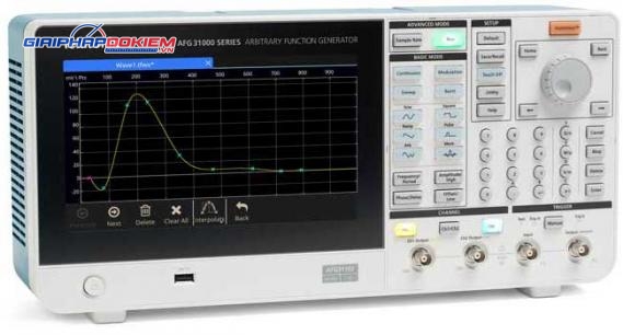 Máy phát xung tùy ý TEKTRONIX AFG31021 (25 MHz, 1 Kênh,250Msa/s) 7 Máy phát xung tùy ý TEKTRONIX AFG31021 (25 MHz, 1 Kênh,250Msa/s) - Ảnh 3