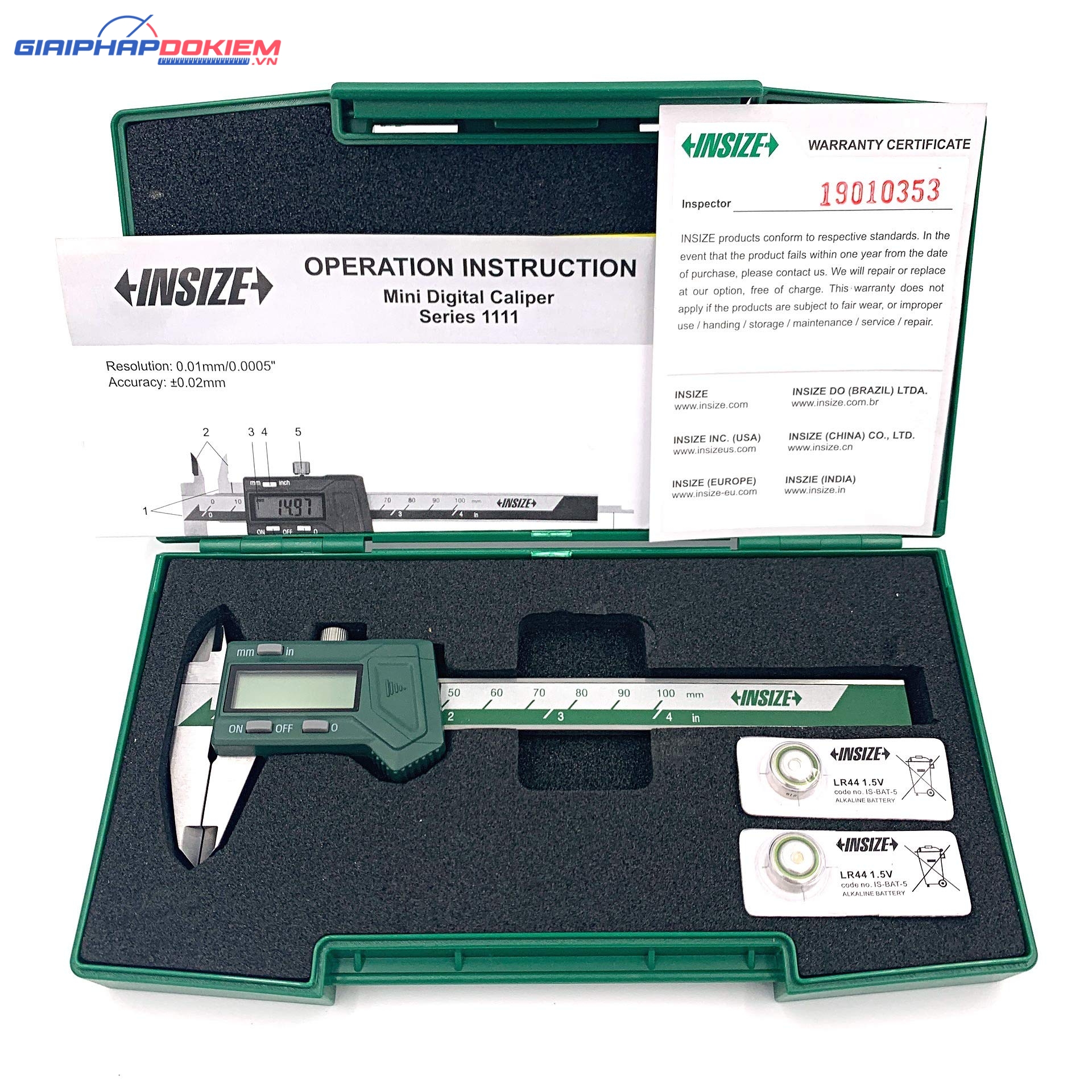 Thước cặp điện tử Insize 1111-75A 4 Thước cặp điện tử Insize 1111-100A