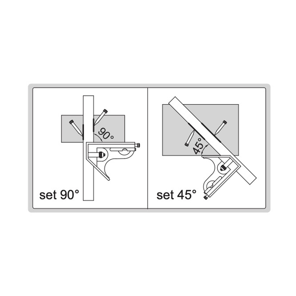 Thước đo góc đa năng INSIZE 2276-300 (300mm/12″, ±0.5°) 3 Thước đo góc đa năng INSIZE 2276-300 (300mm/12″, ±0.5°) - Ảnh 2