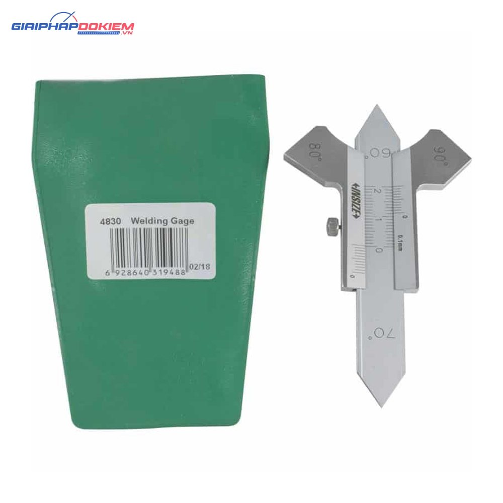 Thước đo mối hàn INSIZE 4830 (0-8mm; 0-20mm; 60°, 70°, 80°, 90°) 3 Thước đo mối hàn INSIZE 4830 (0-8mm; 0-20mm; 60°, 70°, 80°, 90°) - Ảnh 2