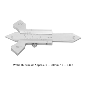 Thước đo mối hàn INSIZE 4830 (0-8mm; 0-20mm; 60°, 70°, 80°, 90°) 6 INSIZE 4830 3