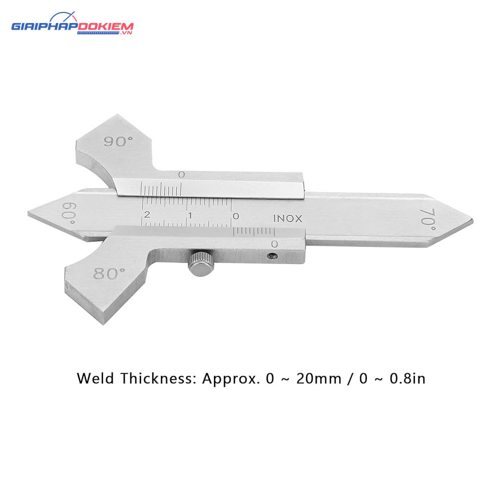 Thước đo mối hàn INSIZE 4830 (0-8mm; 0-20mm; 60°, 70°, 80°, 90°) 4 Thước đo mối hàn INSIZE 4830 (0-8mm; 0-20mm; 60°, 70°, 80°, 90°) - Ảnh 3