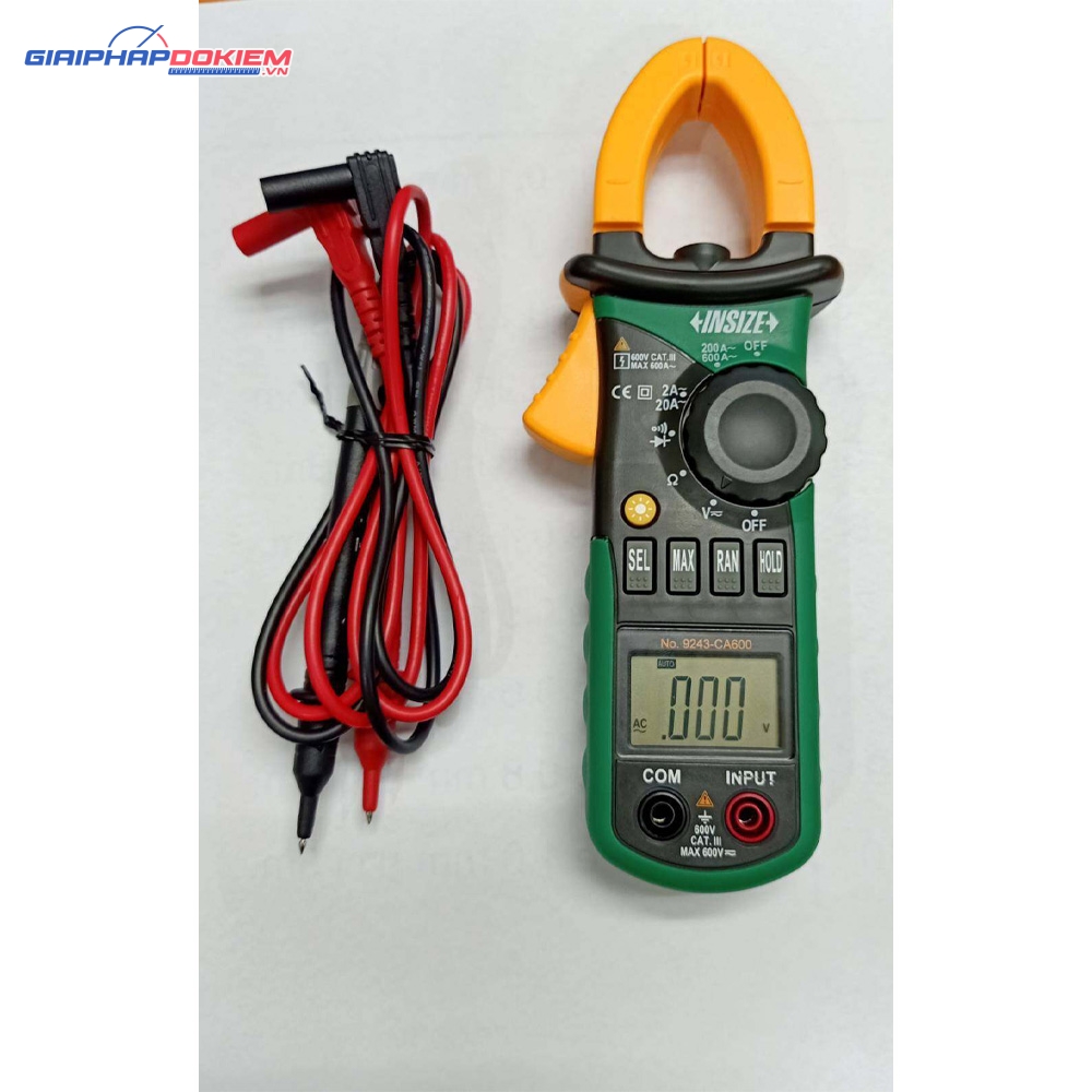 Ampe kìm AC điện tử Insize 9243-CA600 2 Ampe kìm AC điện tử Insize 9243-CA600