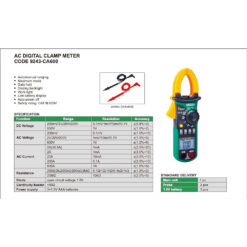 Ampe kìm AC điện tử Insize 9243-CA600 5 Ampe kìm AC điện tử Insize 9243-CA600