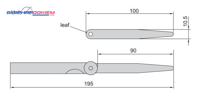 Bộ căn lá INSIZE 4602-28 (0.05-1mm) 5 Bộ căn lá INSIZE 4602-28 (0.05-1mm)