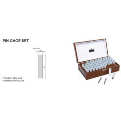 Bộ dưỡng đo hình trụ 101 chi tiết Insize 4166-2S (Ø1.00-2.00/0.01mm) 4 Bộ dưỡng đo hình trụ 31 chi tiết Insize 4166-0D (Ø0.20~0.50/0.01mm)