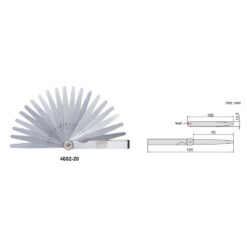 Căn lá INSIZE 4602-17 5 Căn Lá Insize 4602-13A (0.03-0.50mm)