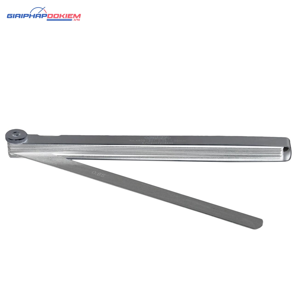 Căn lá INSIZE 4605-201 (0.05-1.00mm, 200mm) 4 Căn lá INSIZE 4605-201 (0.05-1.00mm, 200mm)
