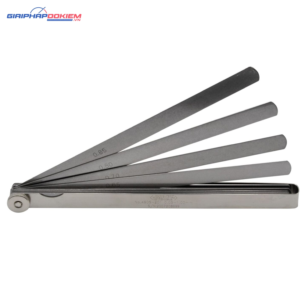 Căn lá INSIZE 4605-201 (0.05-1.00mm, 200mm) 2 Căn lá INSIZE 4605-201 (0.05-1.00mm, 200mm)