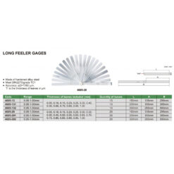 Căn lá Insize 4605-20 (0.05-1.00mm, 150mm) 4 Căn lá Insize 4605-202