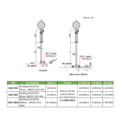 Đồng hồ đo lỗ cơ khí Insize 2322-60A 10 Đồng hồ đo lỗ cơ khí Insize 2322-60A