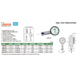 Đồng hồ so chân gập Insize 2380-08 8 Đồng hồ so chân gập Insize 2380-08