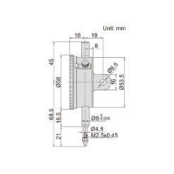 Đồng hồ so Insize 2308-5FA 6 Đồng hồ so Insize 2308-10A