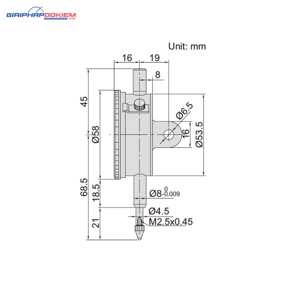 Đồng hồ so Insize 2308-5FA 4 Đồng hồ so Insize 2308-10A
