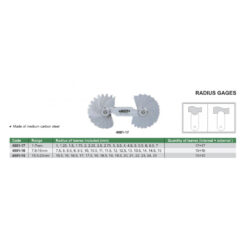 Dưỡng đo bán kính INSIZE 4801-17 4 Dưỡng đo bán kính INSIZE 4801-16
