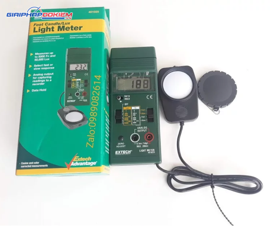 Máy đo cường độ ánh sáng EXTECH 401025 6 Máy đo cường độ ánh sáng EXTECH 401025 - Ảnh 3