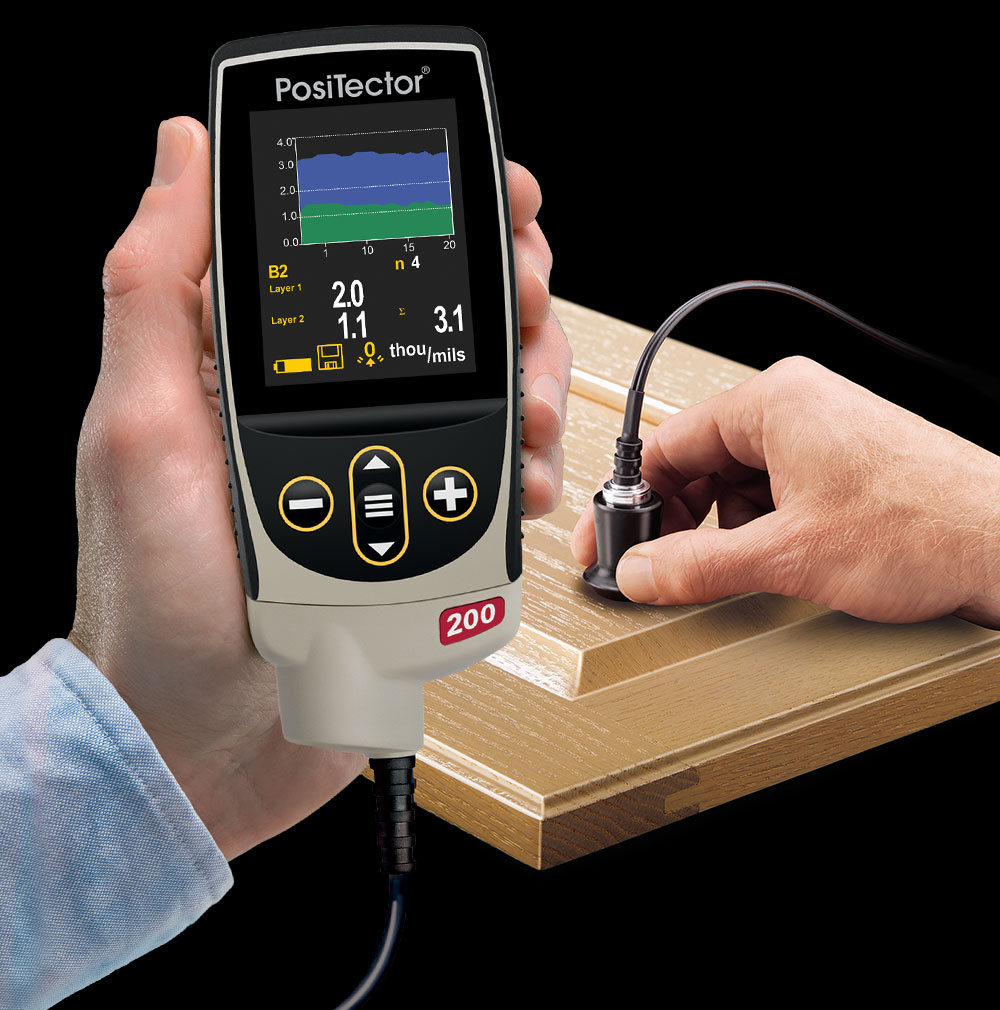 Máy đo độ dày lớp phủ DEFELSKO PosiTector 200B1 4 Máy đo độ dày lớp phủ DEFELSKO PosiTector 200B1