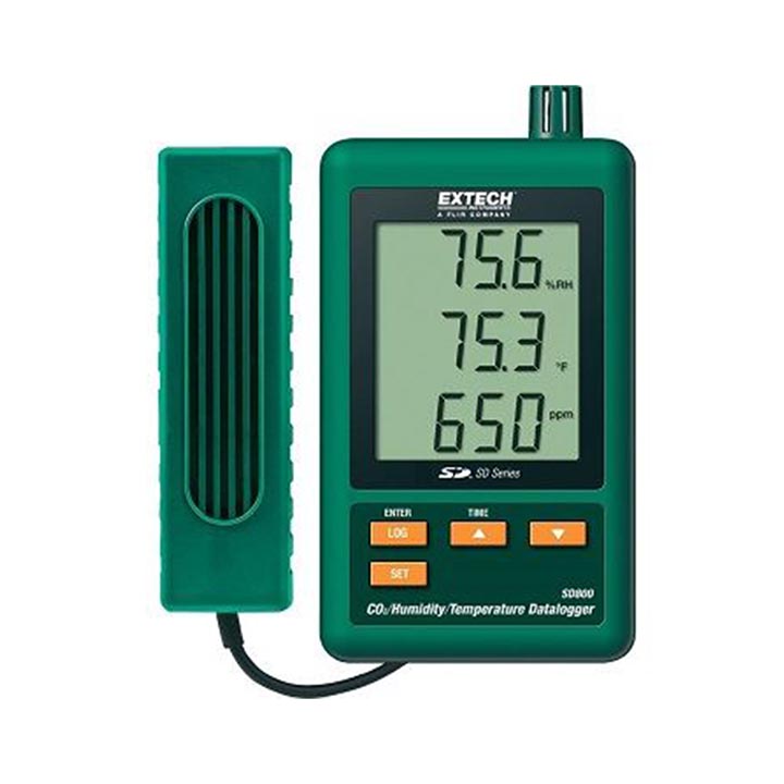 Máy đo khí CO2, nhiệt độ, độ ẩm trong nhà Extech SD800