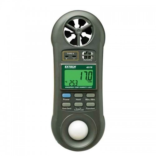 Máy đo nhiệt độ, độ ẩm, tốc độ gió, ánh sáng EXTECH 45170