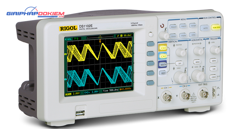 Máy hiện sóng oscilloscope Rigol DS1102E ( 100Mhz, 2 kênh ) 3 Máy hiện sóng oscilloscope Rigol DS1102E ( 100Mhz, 2 kênh )
