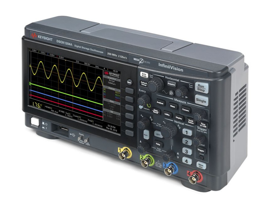 Máy hiện sóng số KEYSIGHT DSOX1204A (70Mhz, 4 kênh, 2 GSa/s) 4 Máy hiện sóng số KEYSIGHT DSOX1204A (70Mhz, 4 kênh, 2 GSa/s)