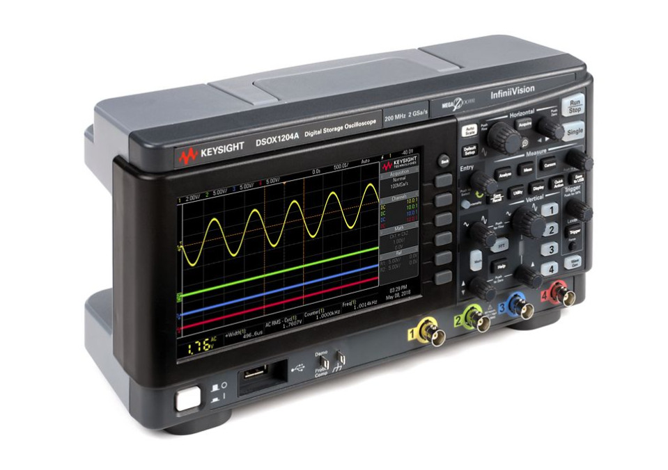 Máy hiện sóng số KEYSIGHT DSOX1204A (70Mhz, 4 kênh, 2 GSa/s) 2 Máy hiện sóng số KEYSIGHT DSOX1204A (70Mhz, 4 kênh, 2 GSa/s)