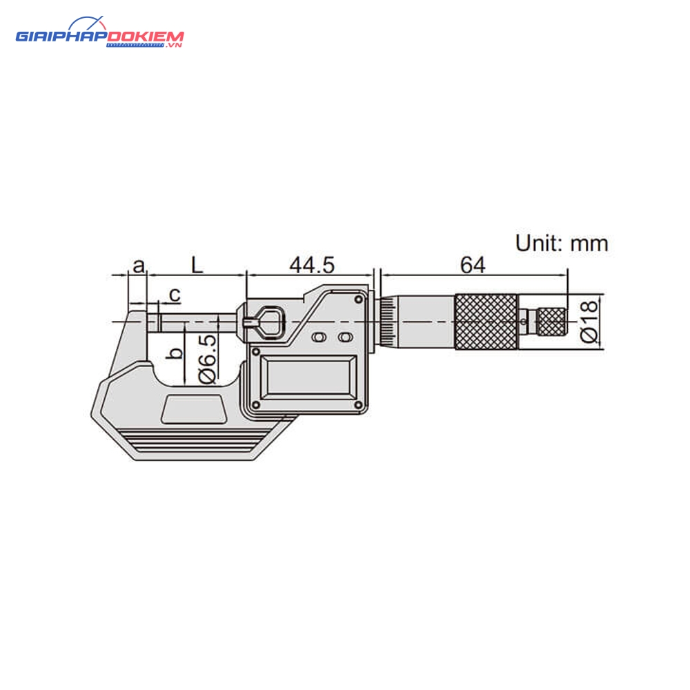 Panme điện tử đo ngoài Insize 3108-50A 4 Panme điện tử đo ngoài Insize 3108-25A