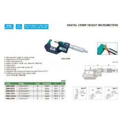 Panme đo chiều cao mép gấp điện tử INSIZE 3566-25BA (0-25mm/0-1") 4 Panme đo chiều cao mép gấp điện tử INSIZE 3566-25BA (0-25mm/0-1