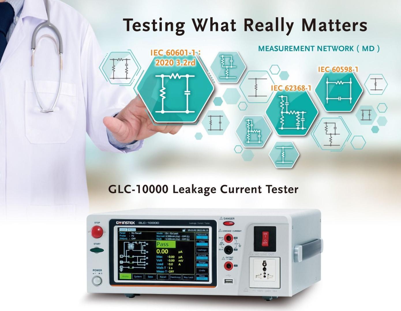 Thiết Bị Kiểm Tra Dòng Rò GW INSTEK GLC-10000 (4.00µA~50.00µA, 0.01µA, ±2.0%fs) 10 Thiết bị kiểm tra dòng rò GW INSTEK GLC-10000