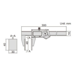 Thước cặp điện tử mỏ phẳng Insize 1172-200 6 Thước cặp điện tử mỏ phẳng Insize 1172-200