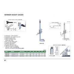 Thước đo cao cơ khí Insize 1250-450 (0-450mm/0-18″) 5 Thước đo cao cơ khí Insize 1250-450 (0-450mm/0-18″)