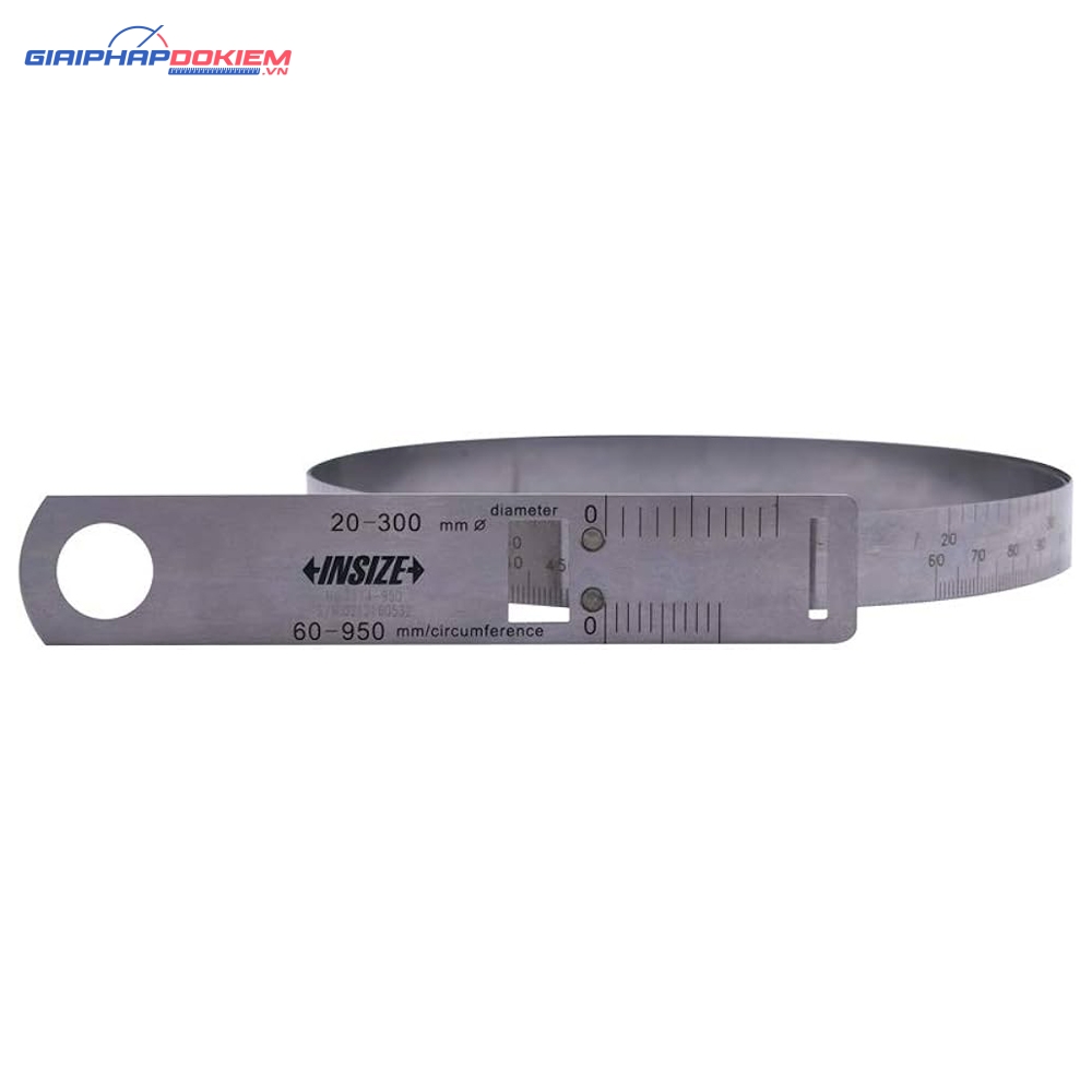 Thước đo đường kính và chu vi Insize 7114-950 (60~950mm) 1 Thước đo đường kính và chu vi Insize 7114-950 (60~950mm)